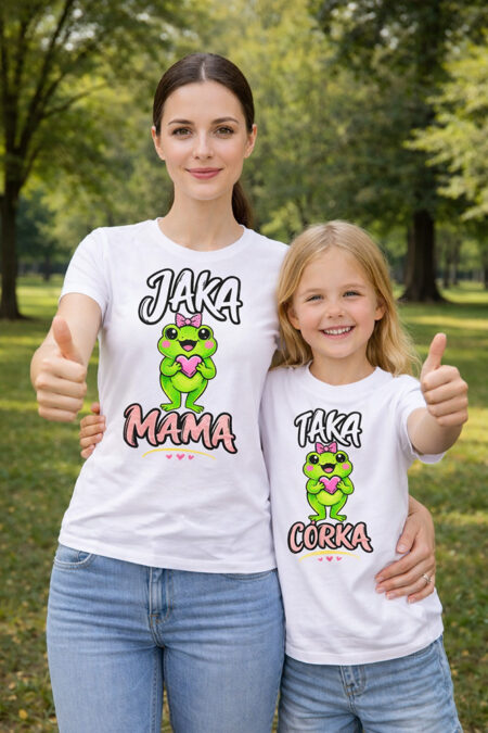 Zestaw koszulek jaka mama taka córka