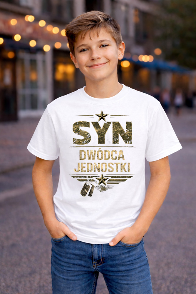 Zestaw koszulek Jednostka dla taty i syna - obrazek 3