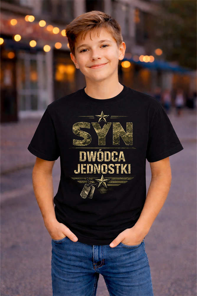 Zestaw koszulek Jednostka dla taty i syna - obrazek 6