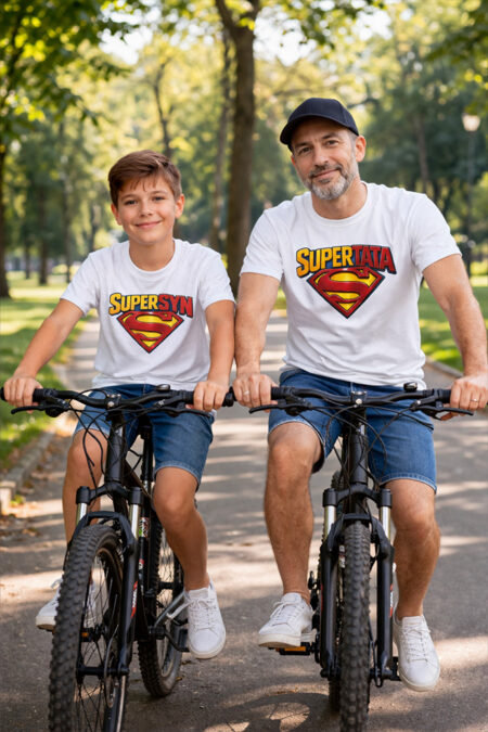 Zestaw koszulek supertata supersyn