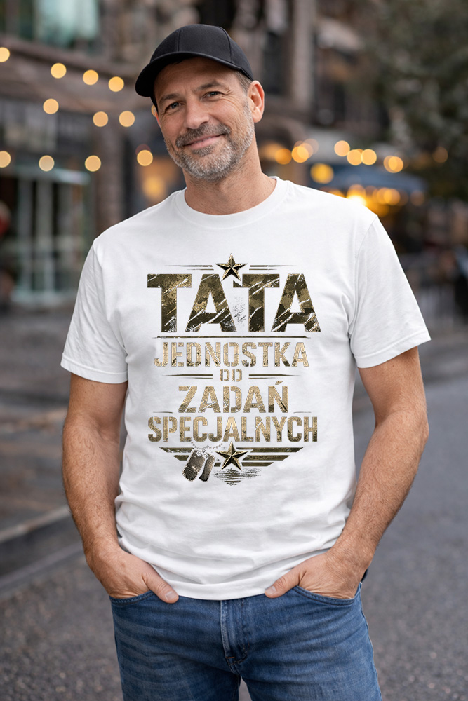 Zestaw koszulek Jednostka dla taty i syna - obrazek 2