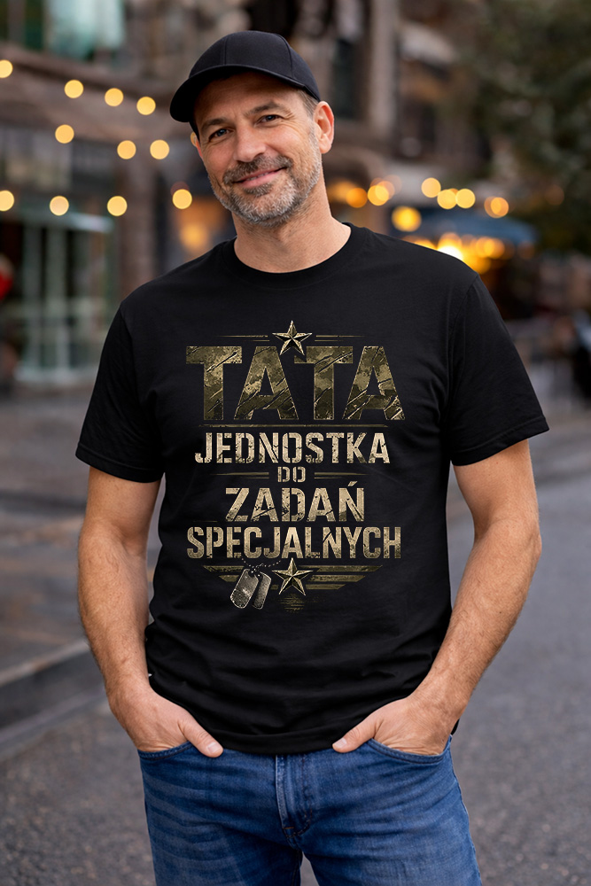 Zestaw koszulek Jednostka dla taty i syna - obrazek 5