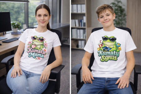 Zestaw koszulek kumata mama kumaty syn