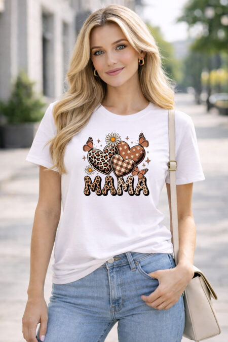 Mama motyle kwiaty serca